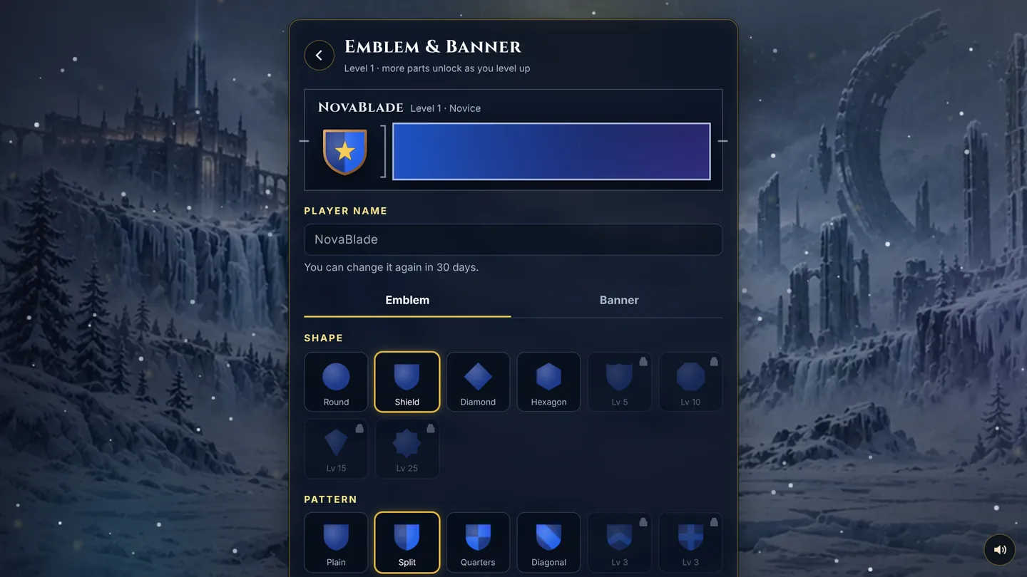 The emblem and banner maker
